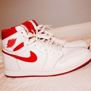 Mens Air Jordan 1 Retro High OG ‘Metallic Red
